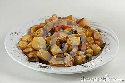 Baked potatoe Stock Photo