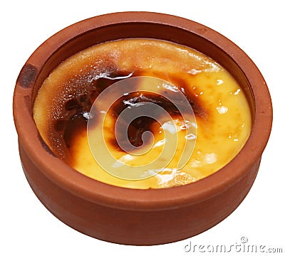 Baked Rice Pudding Stock Photo