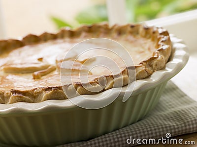 Baked Short Crust Pastry Pie Stock Photo