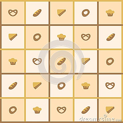 Bakegoods background Vector Illustration