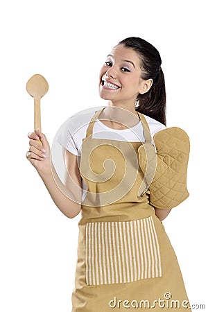 Baker / Chef woman Stock Photo