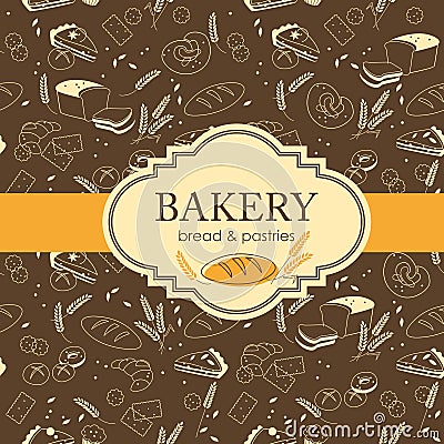 Bakery background Vector Illustration