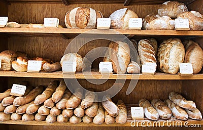 Bakery Bread Stock Photo