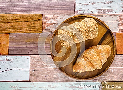 Bakery breakfast tasty set Stock Photo