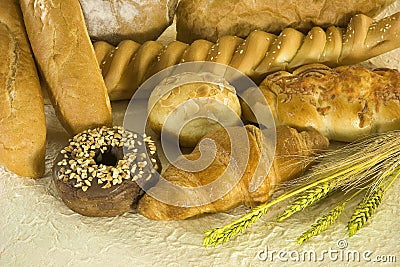 Bakery foods Stock Photo