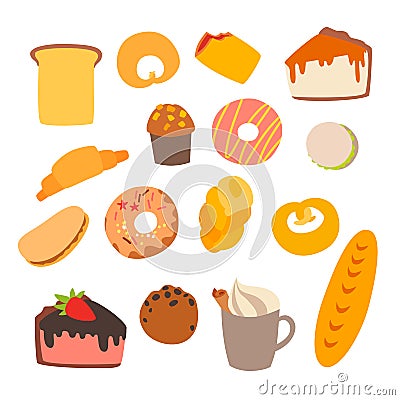 Bakery icon menu vector illustration. Vector Illustration