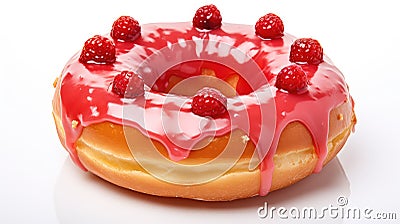 bakery isolated donut food Cartoon Illustration