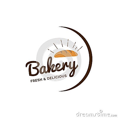 Bakery logo design template Stock Photo