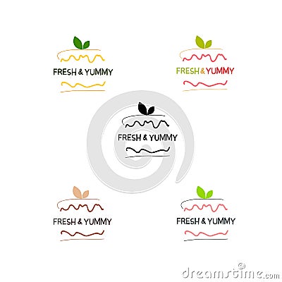 Bakery, pastry, sweet shop, confectionerry, cake, dessert logo vector emblem Vector Illustration