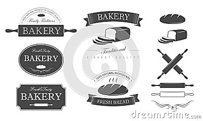 Bakery set Vector Illustration