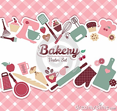 Bakery and sweet Vector Illustration