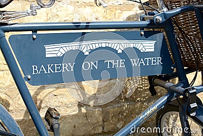 Bakery on the water bike Editorial Stock Photo