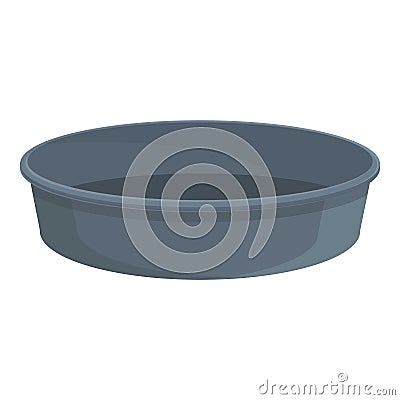 Bakeware dish icon cartoon vector. Cooking stuff Vector Illustration