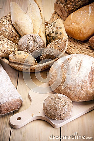 Baking bread! Stock Photo