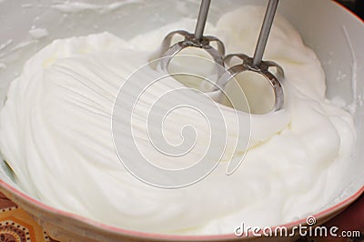 Baking chocolate cake Stock Photo