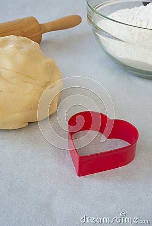 Baking Cookies Stock Photo