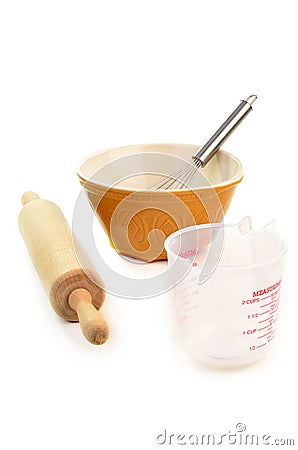 Baking utensils Stock Photo