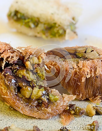 Baklava Sweets Stock Photo