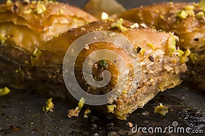 Baklava - traditional sweet desert Stock Photo