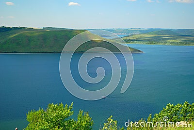 Bakota. Dnister. Ukraine Stock Photo