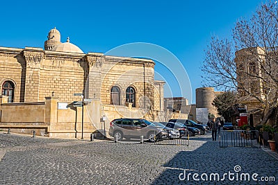 Baku, Azerbaijan 27 January 2020 - Mosque of Heydar cuma mascidi Editorial Stock Photo