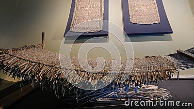 Baku Carpet Museum Modern Town in Azerbejdzan in the summer Editorial Stock Photo