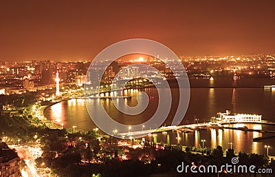 Baku city Stock Photo