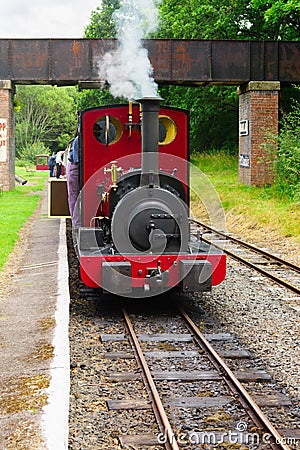 Bala Lake Railway Steam Engine Editorial Stock Photo