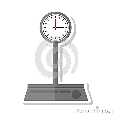 balance scale measure weight Cartoon Illustration