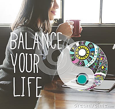 Balance Your Life Equality Steady Concept Stock Photo