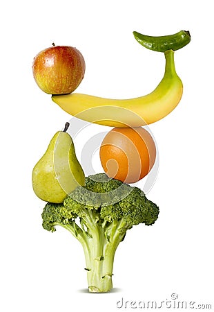 Balanced diet Stock Photo