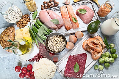 Balanced diet Stock Photo