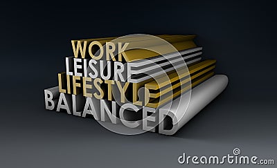 Balanced Lifestyle Stock Photo