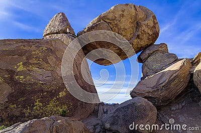 Balanced Rock Formation Stock Photo