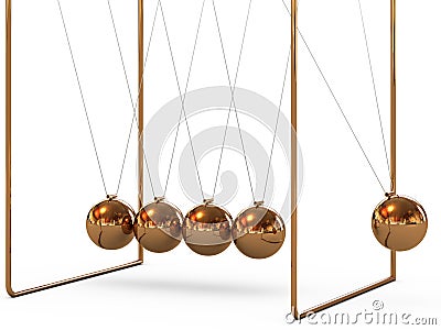 Balancing balls Stock Photo