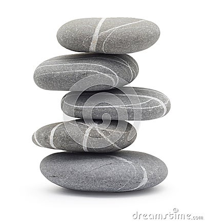 Balancing stones Stock Photo