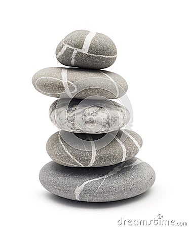 Balancing stones Stock Photo