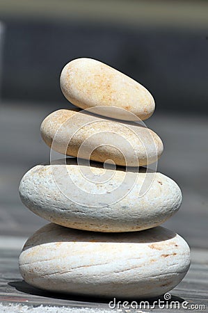 Balancing stones Stock Photo