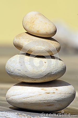 Balancing stones Stock Photo