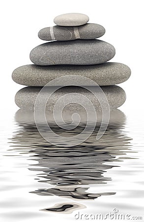 Balancing stones Stock Photo