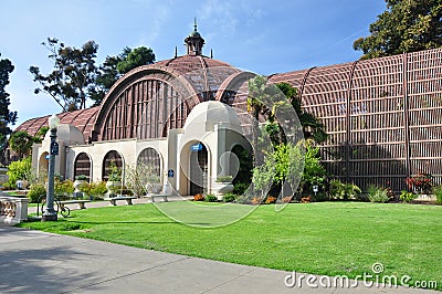 Balboa Park Botanical Building Editorial Stock Photo