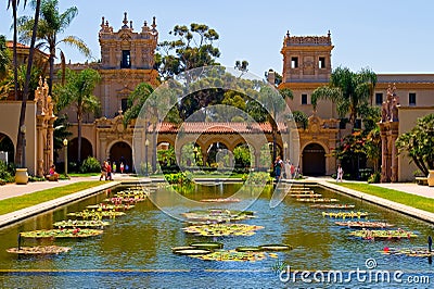 Balboa Park in San Diego Editorial Stock Photo