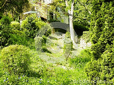 Balchik Palace gardens, Bulgaria Stock Photo