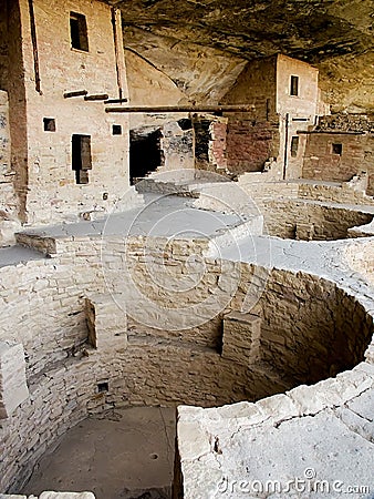 Balcony House at Mesa Verde NP, Colorado Stock Photo