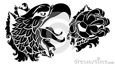 swooping eagle 2021 hs A13 Vector Illustration