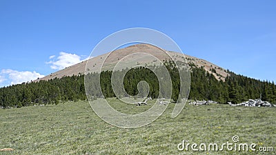 Baldy Mountain Stock Photo