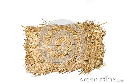 Bale of hay Stock Photo