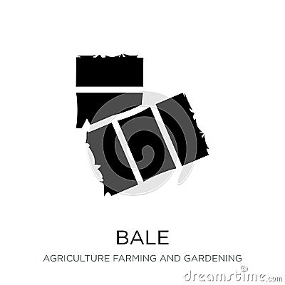 bale icon in trendy design style. bale icon isolated on white background. bale vector icon simple and modern flat symbol for web Vector Illustration