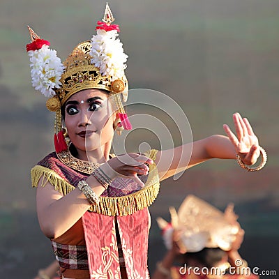 Bali Dancer Editorial Stock Photo