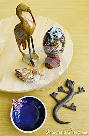 Bali handicraft items Stock Photo